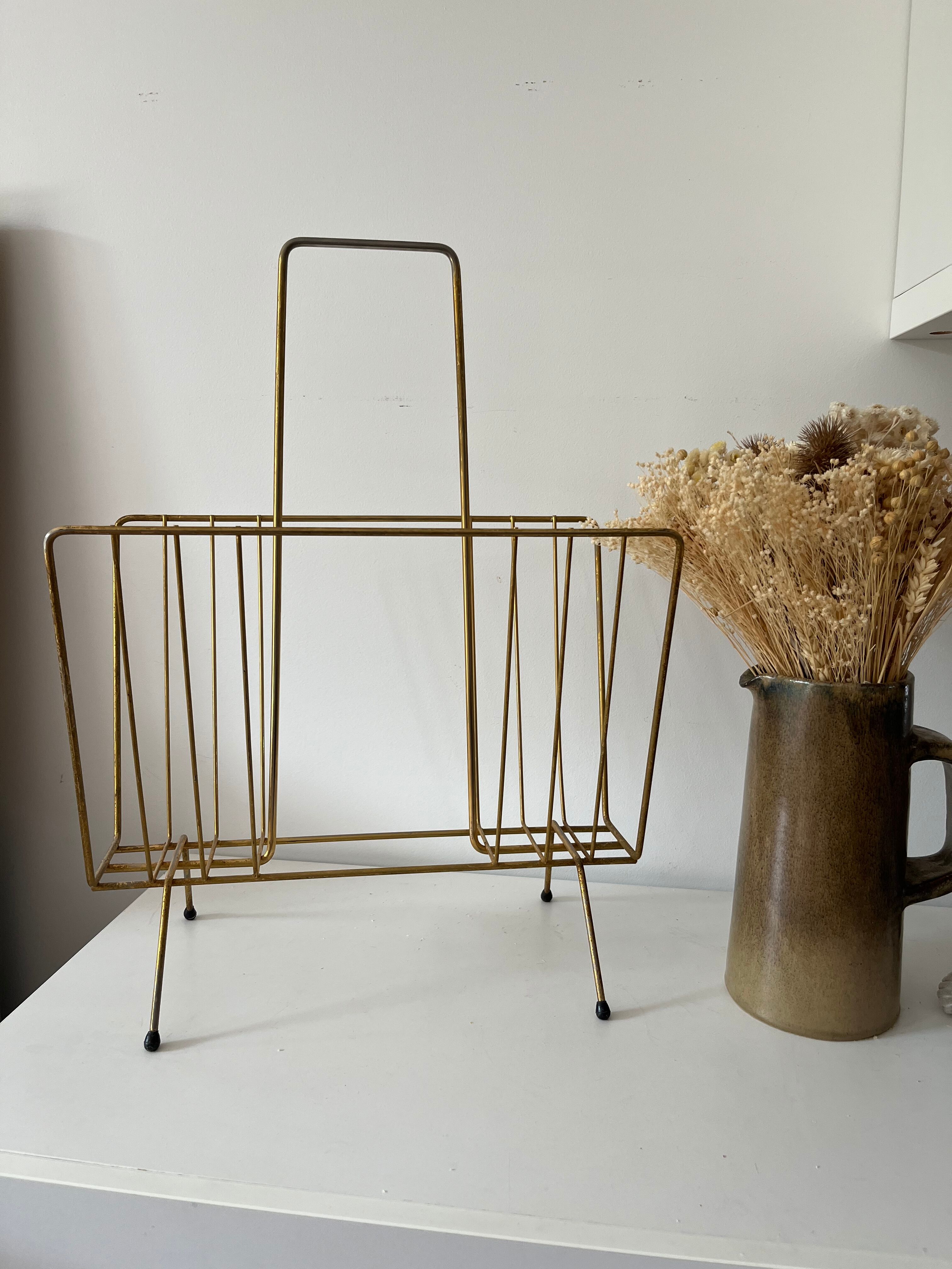 Vintage magazine holder