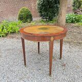 Living Room Table, Mahogany Pedestal Table, Directoire Period, 18th Century