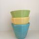 Lot de 3 pots de fleurs années 60