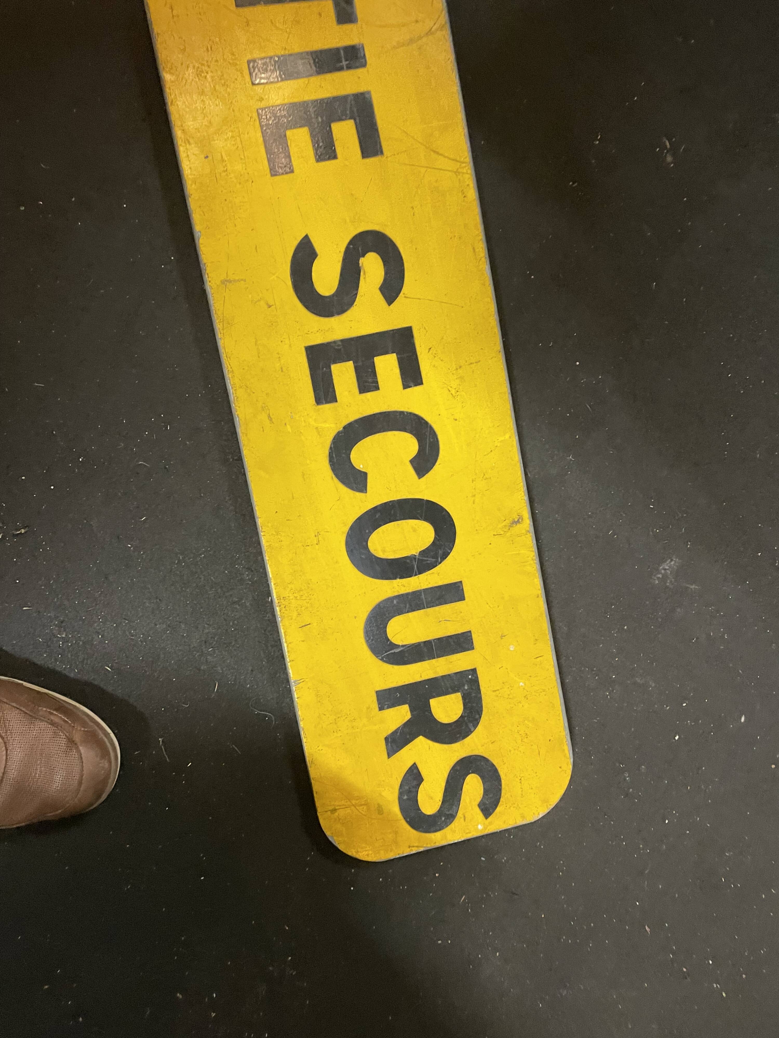 Panneau signalisation sortie secours
