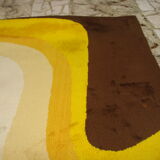 Holland rug 1970 space age pop modernist vintage 200 cm x 300 cm