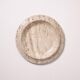 Travertine stone plate / centerpiece, Italy, 1980s