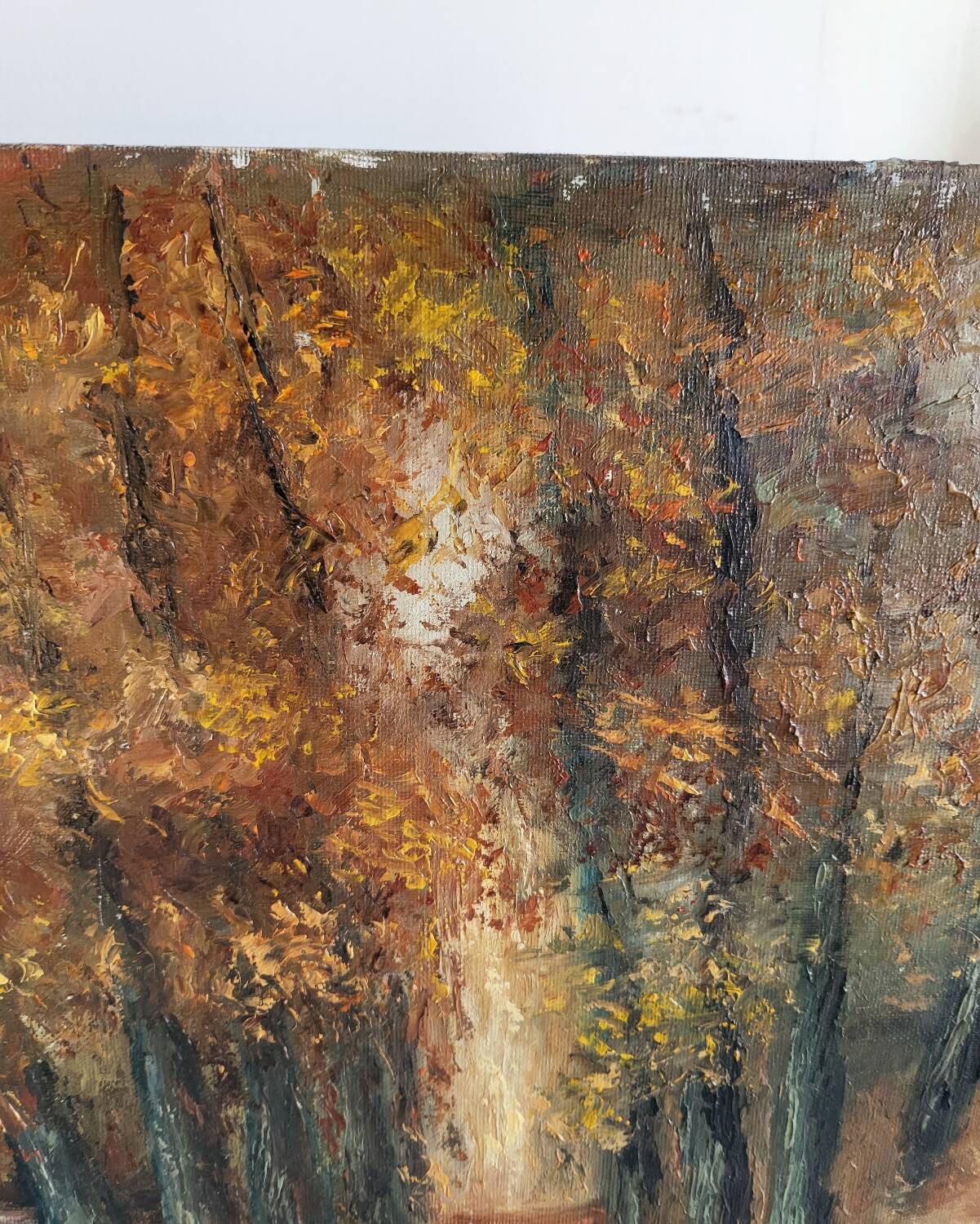 Oil on Panel B. RABEL Autumn Landscape