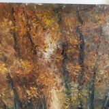 Oil on Panel B. RABEL Autumn Landscape