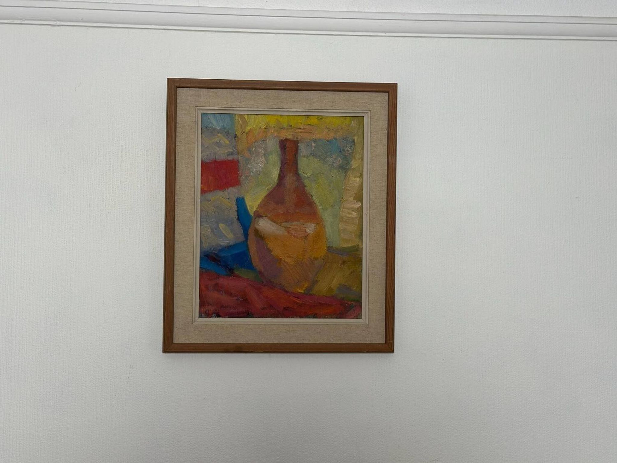 Swedish Oil on Canvas – “Vase”  by Britta Ringvall
