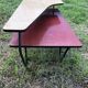 Atypical double top Formica coffee table from the 60s