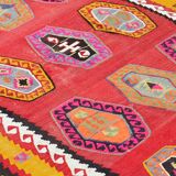 Authentic Vintage Turkish Kilims & Handwoven Rugs – Unique Home Decor Pieces 183x 344 cm