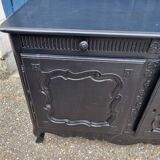 Black Louis XV low sideboard