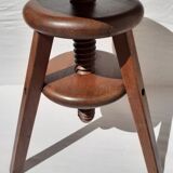 Wooden workshop stool