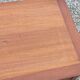 Vintage bedside table with compass legs from the 50s