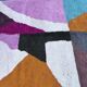 Handmade traditional Moroccan wool rug size 150 x 250 cm.