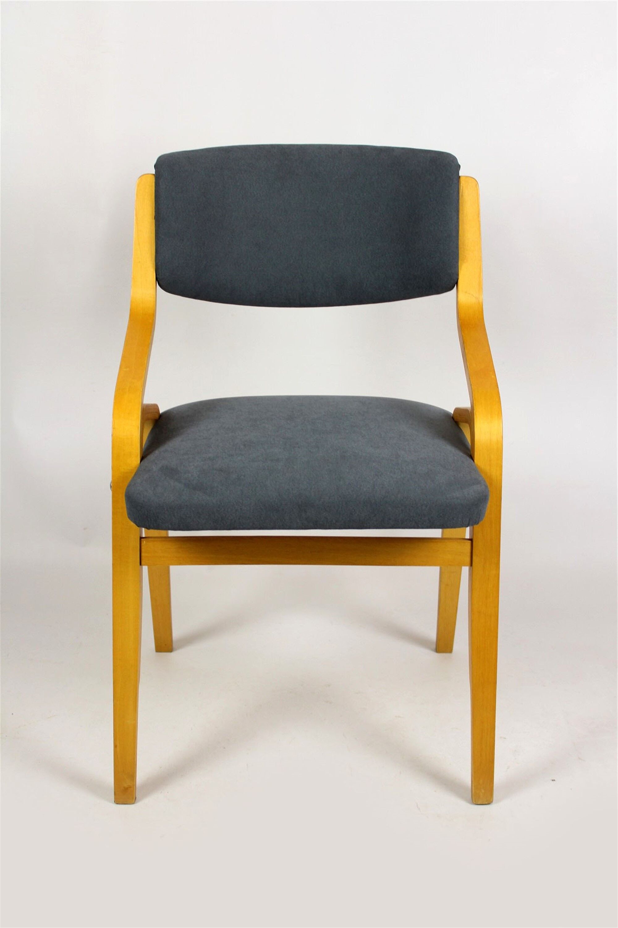 Czech Bent Plywood Chairs from Holesov, 1970s, Set of 4