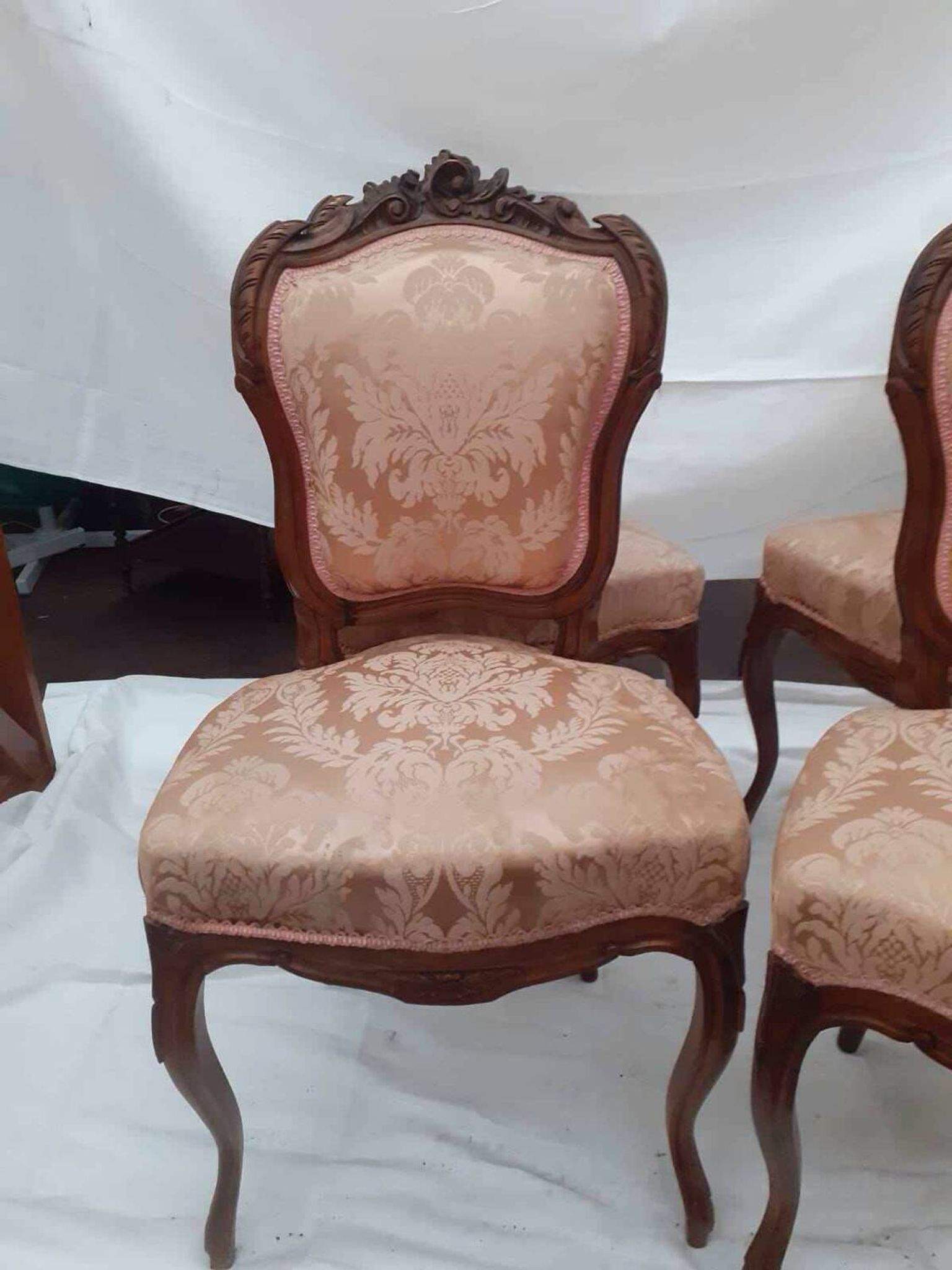 4 Louis XV style chairs