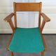 1960s bridge armchair with compass feet