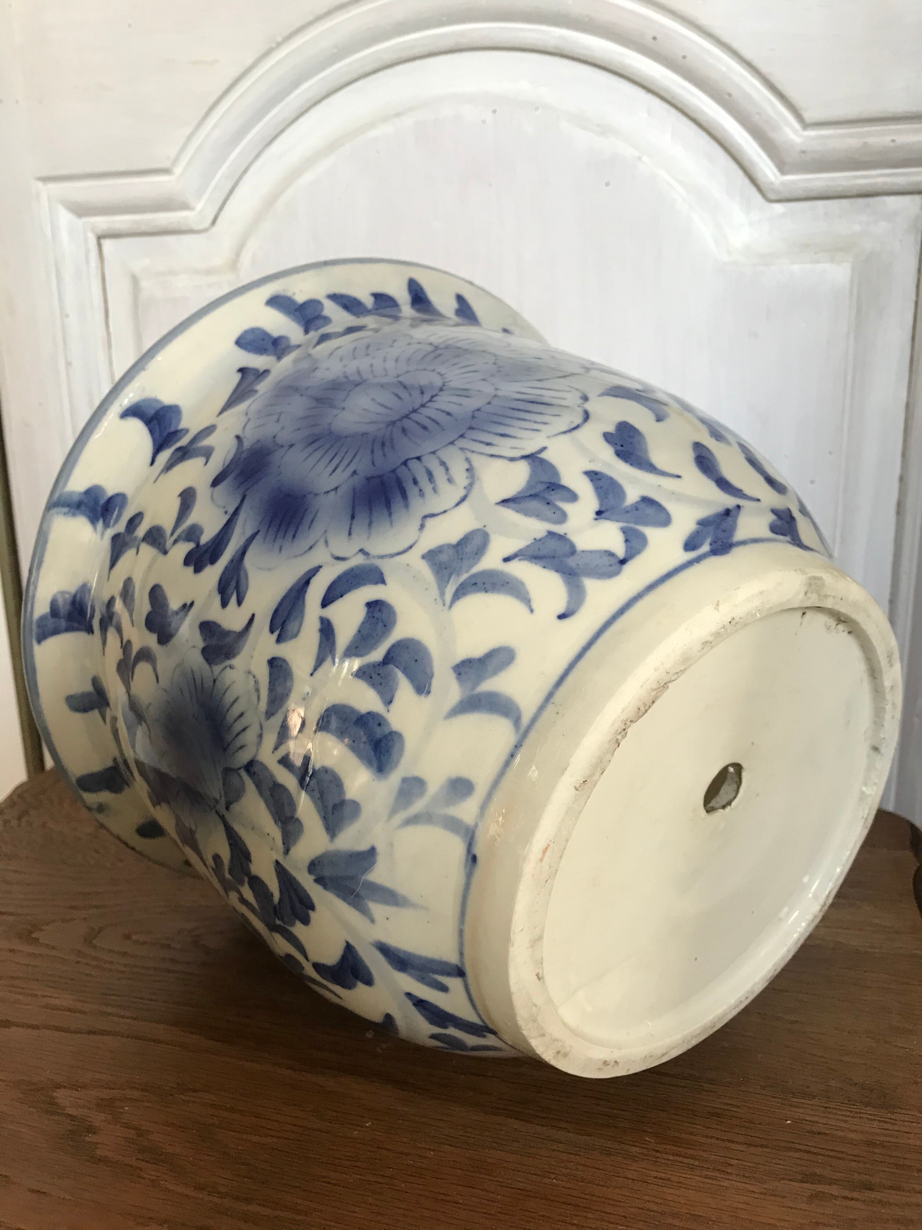 Cache-pot en porcelaine de Chine