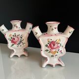 Pair of old flower girls