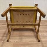Set of 4 armchairs stamped Hans Wegner "Scandinavian design" 1960.