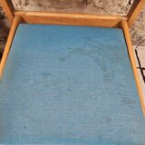 Paire de chaises fauteuils scandinave vintage 1970