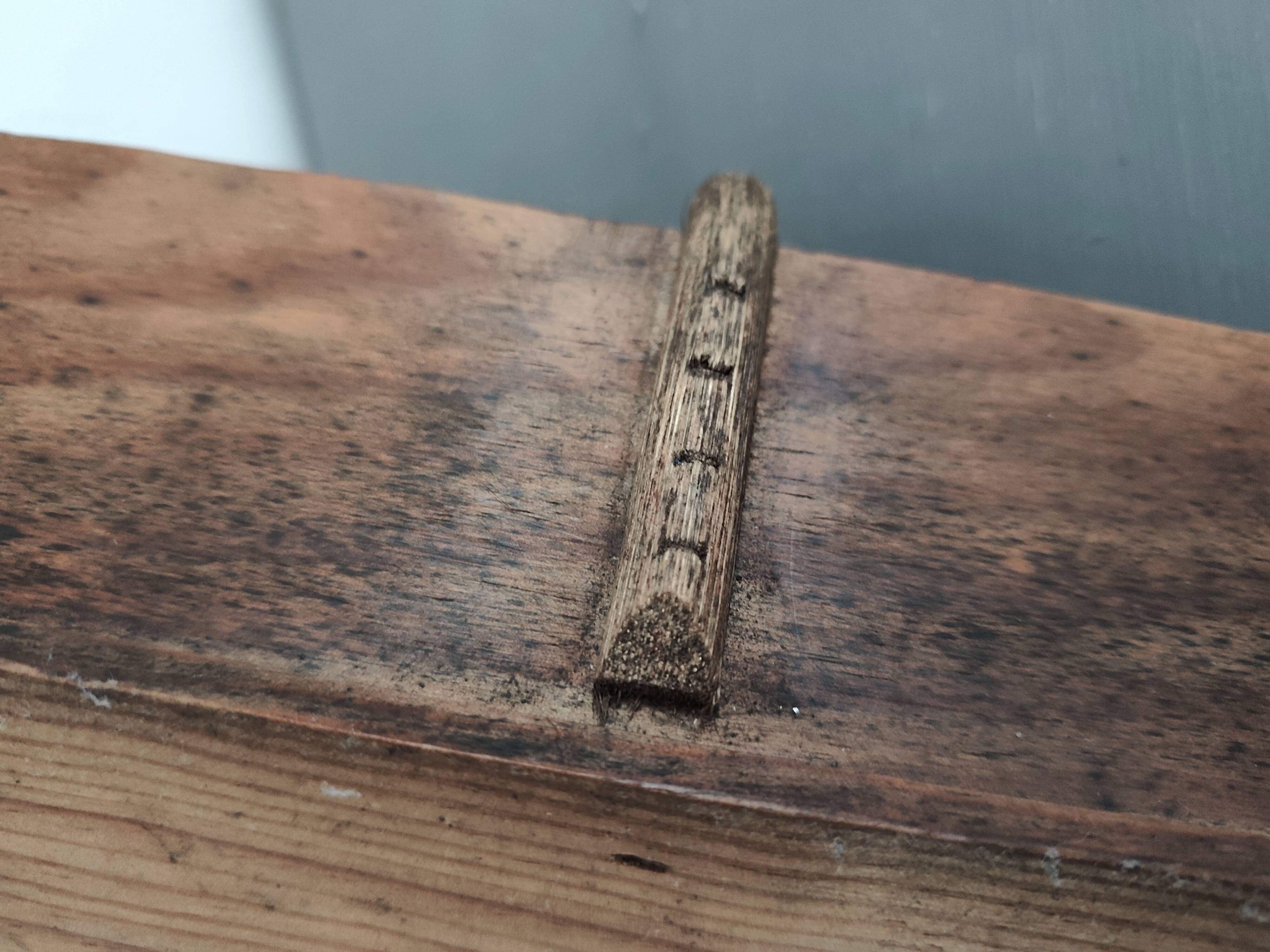 Ancien panier de vendanges en bois