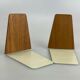 Teak bookends Kai Kristiansen Buchhalter 1970