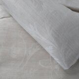 Damask linen tablecloth