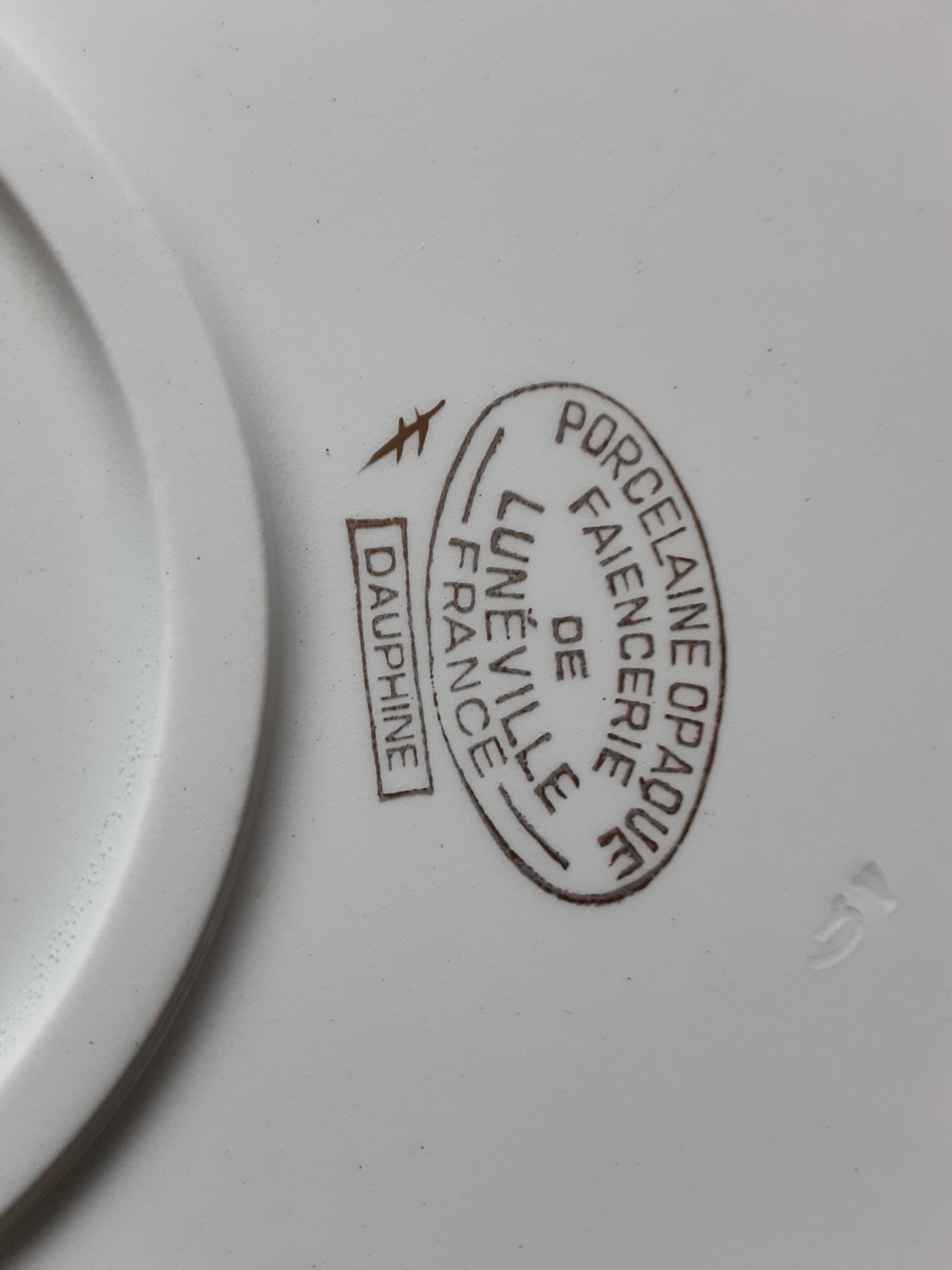 Luneville round dish