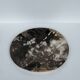 Medium petrified wood dish or pocket emptier, predominantly gray 1137