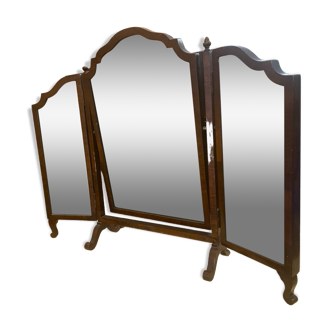 Miroir triptyque  anglais XIXeme