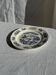 Antique plate in faience with blue landscape decoration D24.5