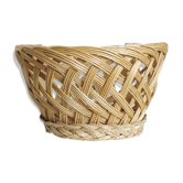 Panier ou cache pot en osier tressé