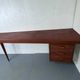 Danish modernist desk in teak, 1950s