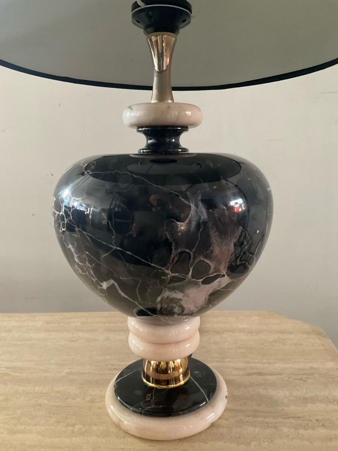 1970s marble lamp