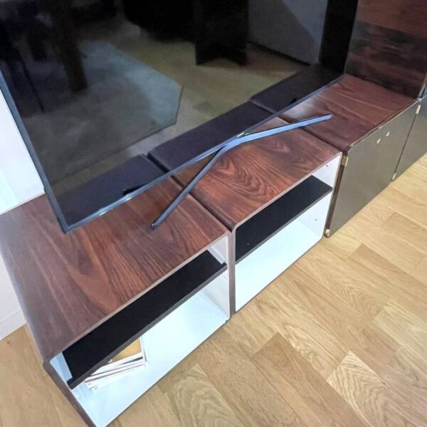 Enfilade modulable Space Age vintage années 70 – 4 modules