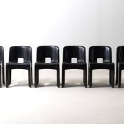 Ensemble de 6 chaises 'Universale' par Joe Colombo