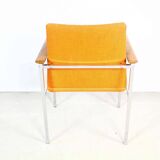 Danish orange chair by Sigvard Bernadotte for France & Søn 1970s