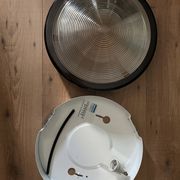 Pair of large Thorn Europhane vintage holophane wall lights (1990)