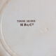 3 plates with hors d'oeuvre in Terre de Fer HB Choisy bird decoration