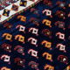 Ancient  carpet Persian Luri 58cm x 91cm 1890 s