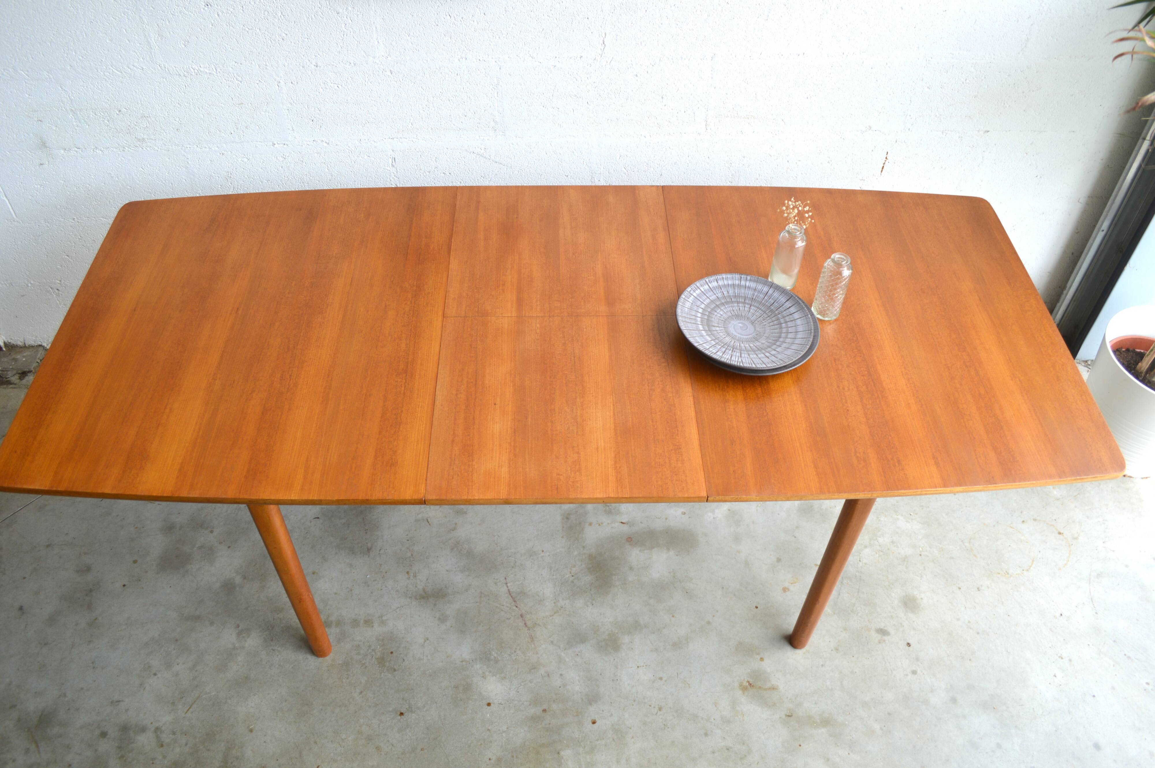 Dining table by McIntosh with a butterfly extension 147cm