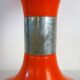 2 orange diabolo stools from the 70s
