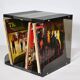 Space Age Vinyl Record Rack in Smoked Acrylic, 1970s