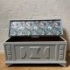Light grey wood chest