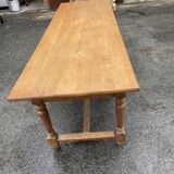 Oak drapery table