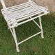 Chaises de jardin d'Arras