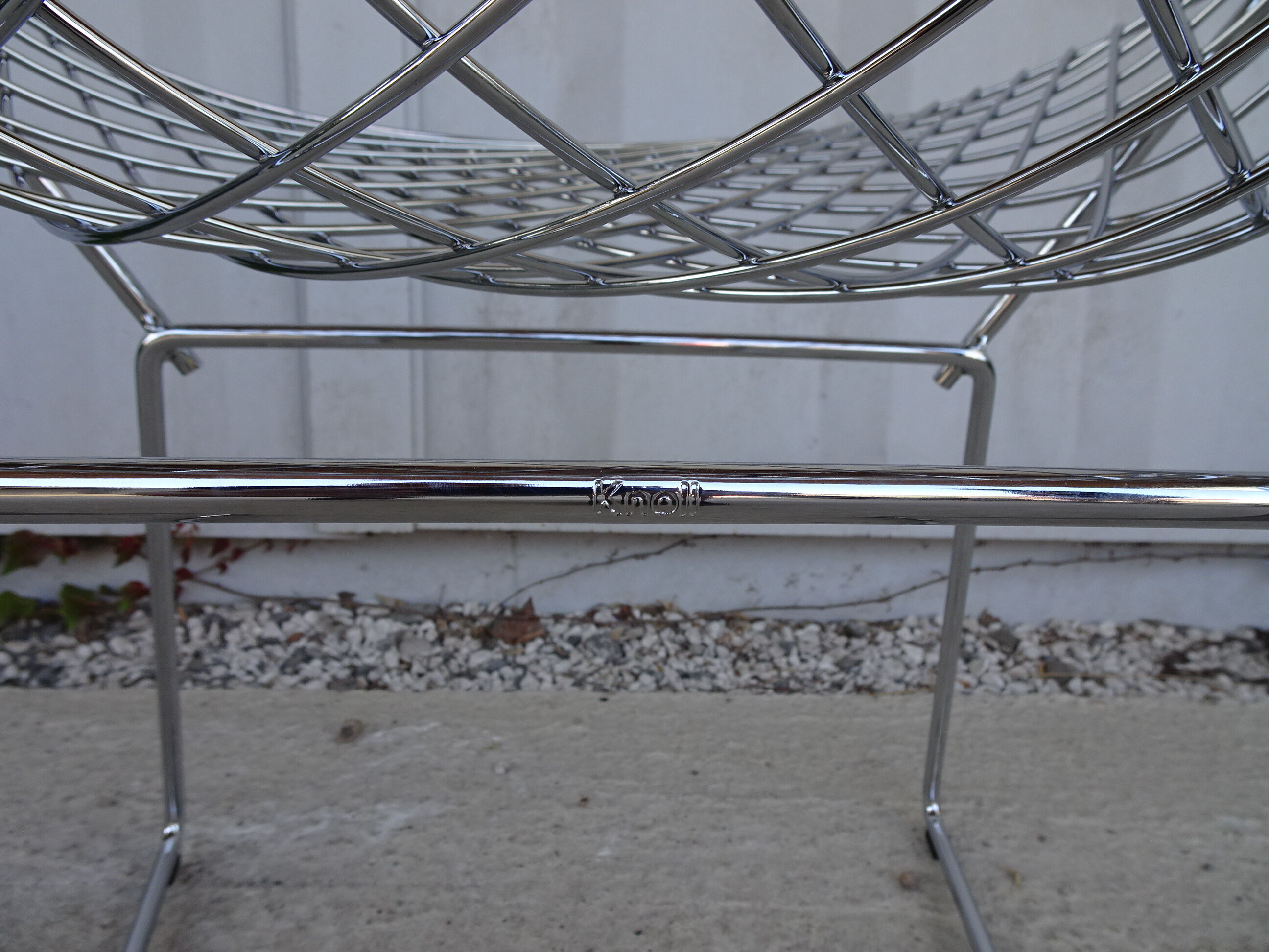 Fauteuil diamant par Harry Bertoia estampillé Knoll