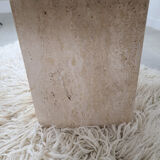 Travertine coffee table design 1970 vintage