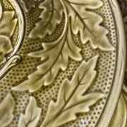 Artichoke service in Gien slipware