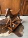 Wooden rocking horse