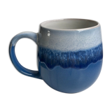 Blue ceramic mug