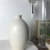 White enamelled vase